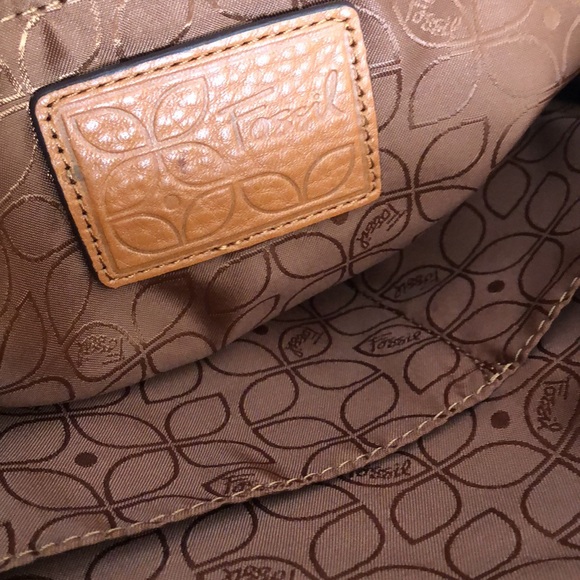 FÓSIL Patchwork leather satchel or shoulder bag - Picture 7 of 11